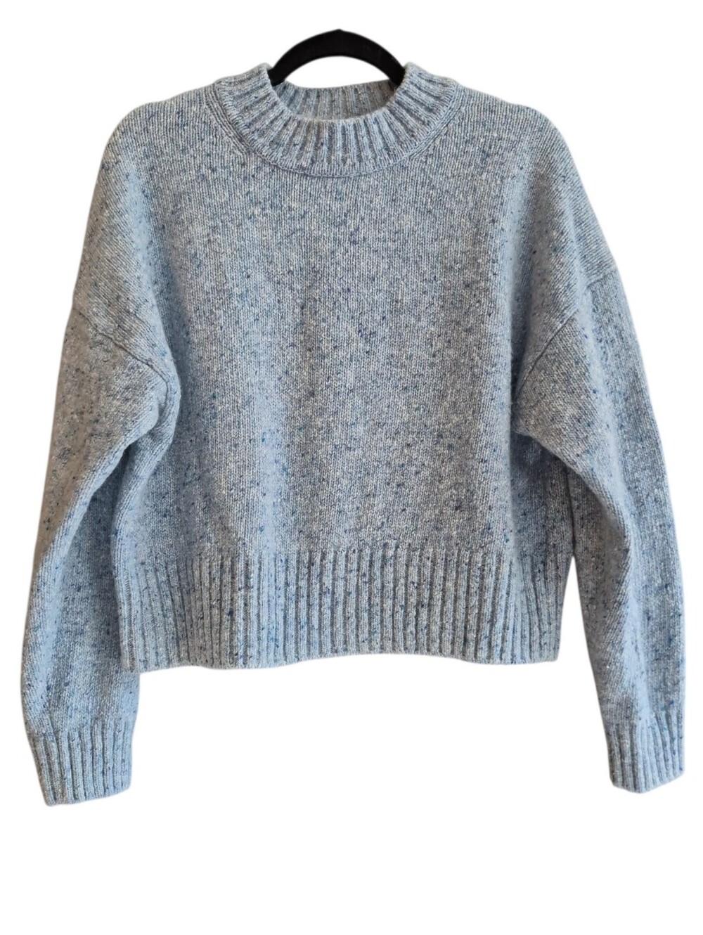 Vince Merino Wool Sweater Boxy High Neck